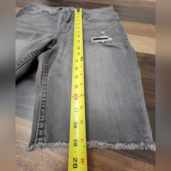 Original Use Skinny Jean Short Ripped Distressed Denim Gray Wash Men's Size 30 - Picture 6 of 10